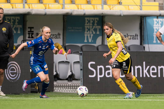 Sunnanås Wilma Dahlgren och Elfsborgs Jennifer Brinck