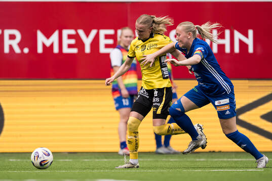 Elfsborgs Hanna Jiozon och Sunnanås Emma Burman