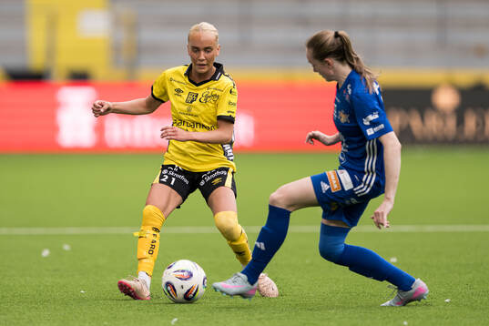 Elfsborgs Tea Skoglund och Sunnanås Lina Pettersson