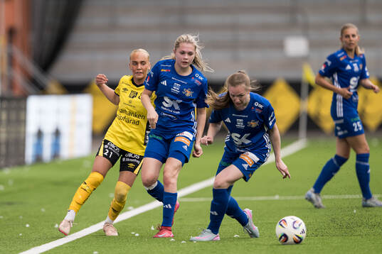 Elfsborgs Tea Skoglund och Sunnanås Klara Lindbäck och
