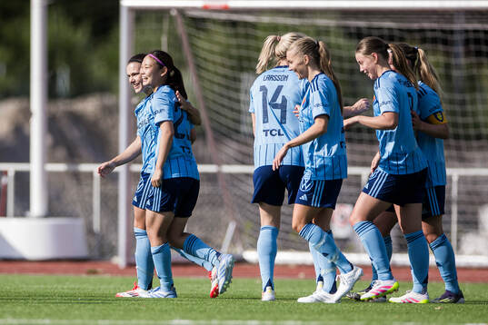 Djurgårdens Urara Watanabe jublar