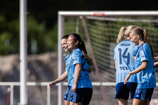 Djurgårdens Urara Watanabe jublar