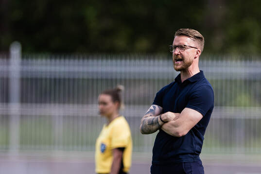 Växjö DFFs tränare Olof Unogård