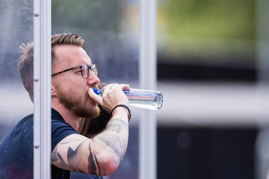 Växjö DFFs tränare Olof Unogård