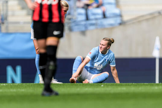 Malmö FFs Agnes Mårtensson har ont