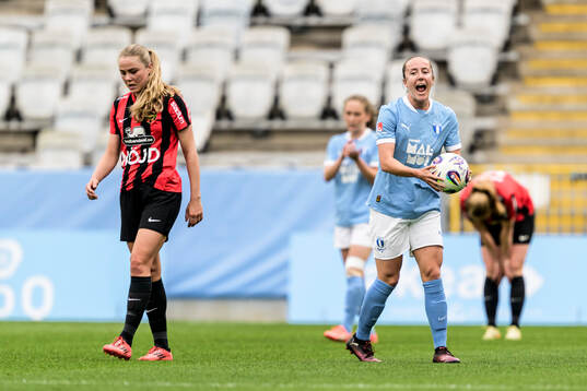 Malmö FFs Anna Plantin jublar