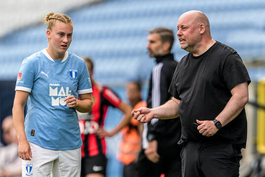 Malmö FFs tränare Jonas Valfridsson