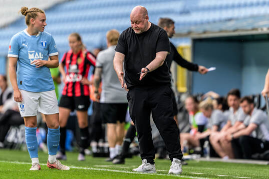 Malmö FFs tränare Jonas Valfridsson