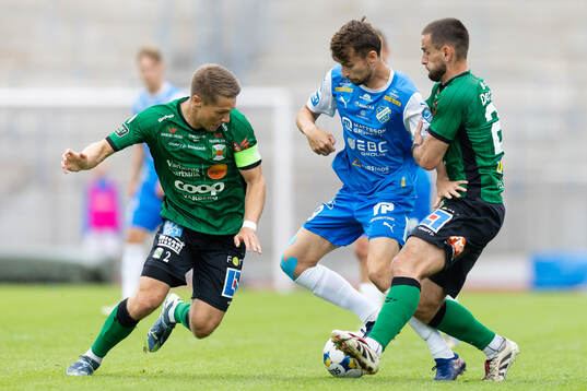 Varbergs Gustav Broman och Erion Sadiku