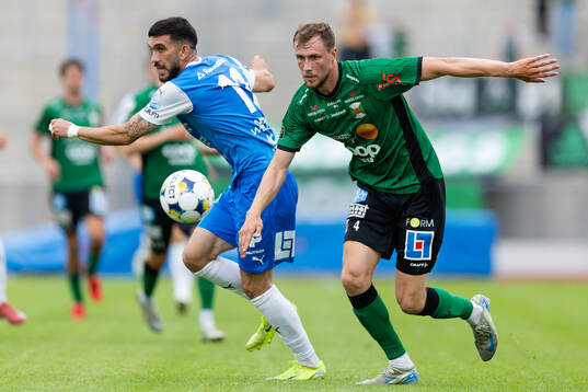 Oddevolds Daniel Krezic och Varbergs Niklas Dahlström