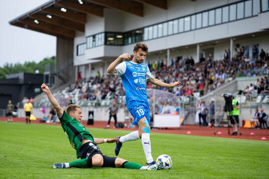 Varbergs Gustav Broman och Oddevolds Rasmus Wiedesheim-Paul