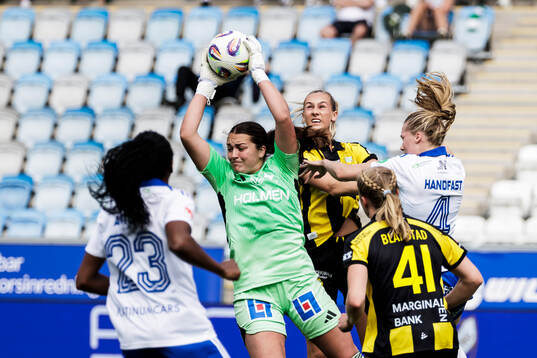 Hammarbys Ellen Wangerheim och IFK Norrköpings Ebba