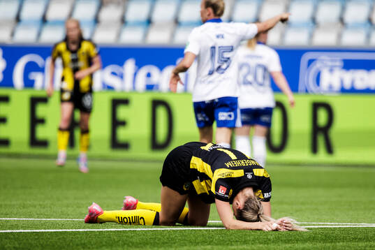 Hammarbys Ellen Wangerheim har ont