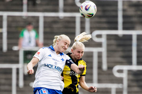IFK Norrköpings Wilma Leidhammar och Hammarbys Emilie