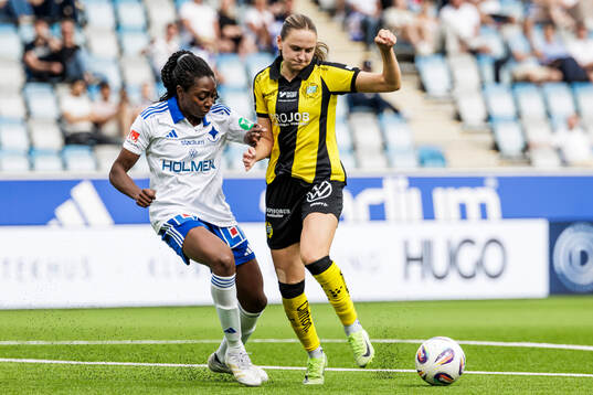 IFK Norrköpings Maya Aliyah Antoine och Hammarbys Vilde