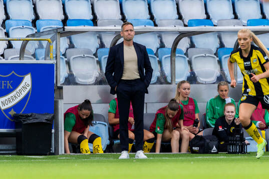 Hammarbys tränare Martin Sjögren