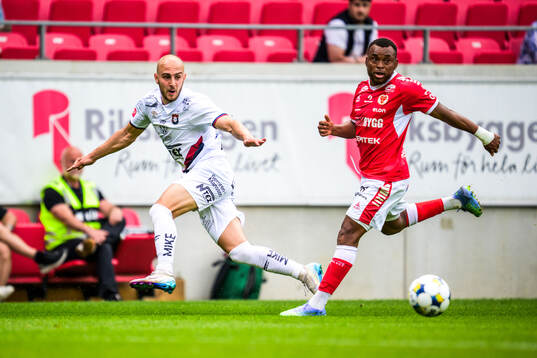 Örgrytes Amel Mujanic och Kalmars Abdussalam Magashy