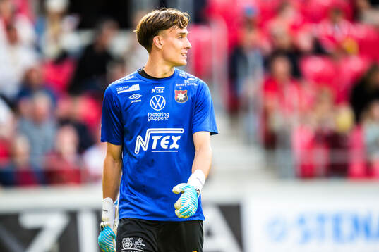 Örgrytes målvakt Hampus Gustafsson