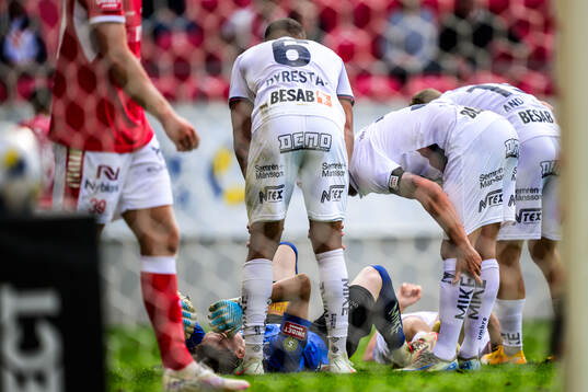 Örgrytes målvakt Hampus Gustafsson
