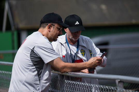Head coach Peter Gerhardsson of the Swedish women’s