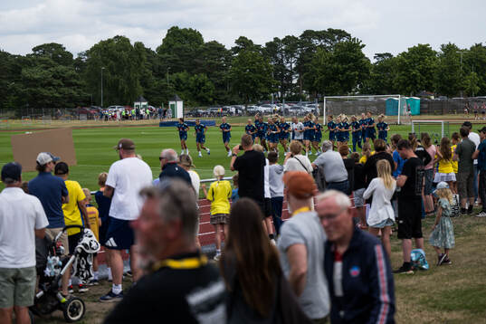Players of the Swedish women’s national football team