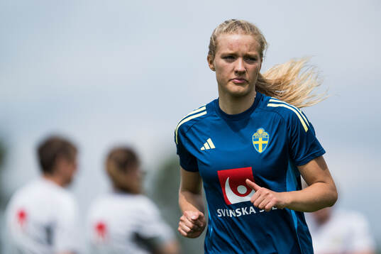 Smilla Holmberg of the Swedish women’s national football