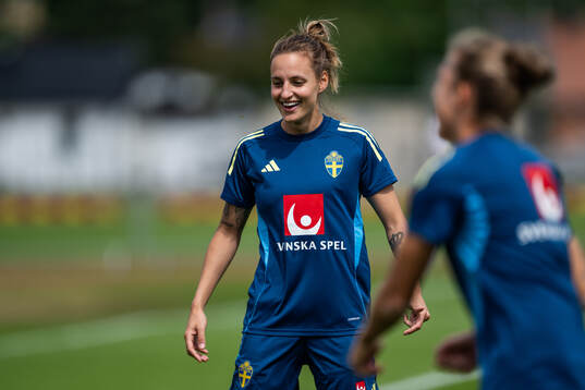 Nathalie Björn of the Swedish women’s national football