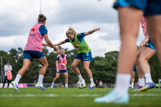 Amanda Nildén of the Swedish women’s national football