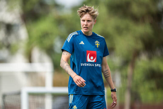 Lina Hurtig of the Swedish women’s national football team
