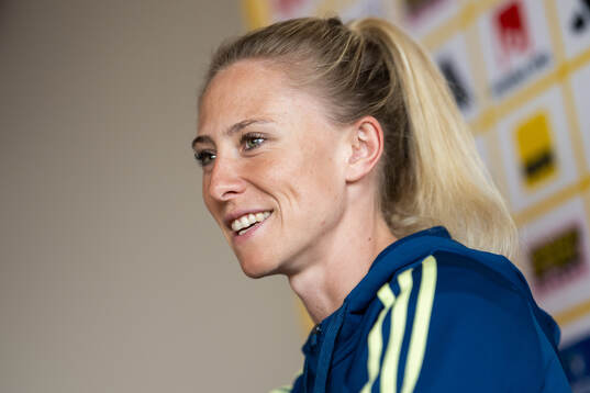Rebecka Blomqvist of the Swedish women’s national