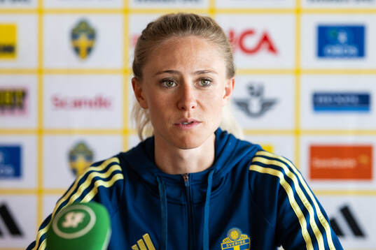 Rebecka Blomqvist of the Swedish women’s national