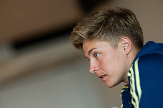 Lina Hurtig of the Swedish women’s national football team