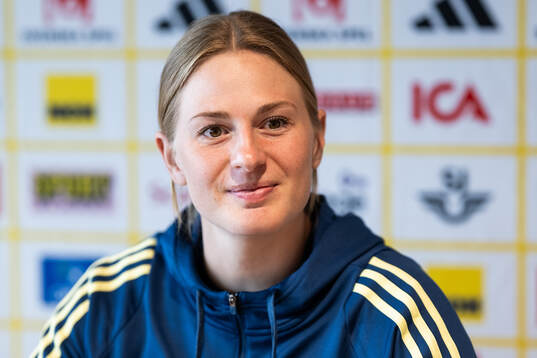 Goalkeeper Tove Enblom of the Swedish women’s national