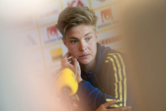 Lina Hurtig of the Swedish women’s national football team