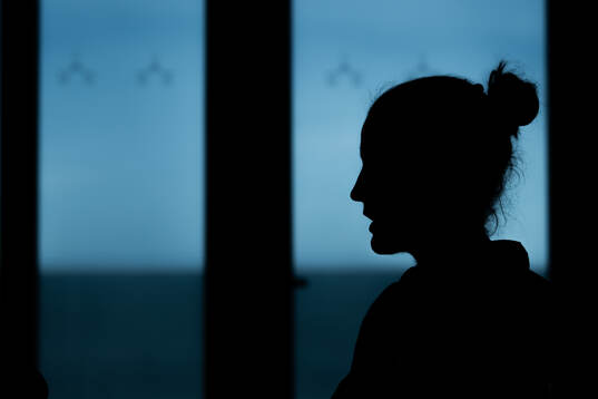 Silhouette of Filippa Angeldahl of the Swedish women’s