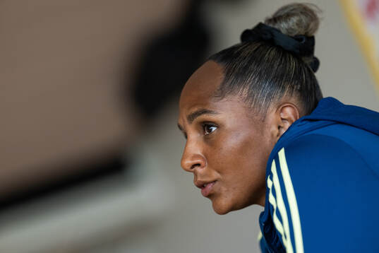Madelen Janogy of the Swedish women’s national football