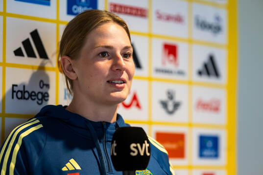 Goalkeeper Tove Enblom of the Swedish women’s national