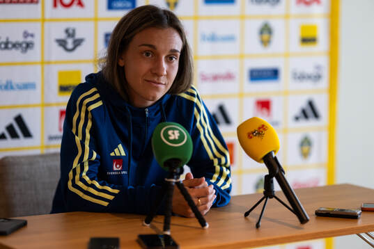 Julia Zigiotti Olme of the Swedish women’s national