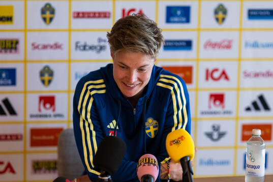 Lina Hurtig of the Swedish women’s national football team