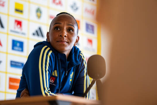 Madelen Janogy of the Swedish women’s national football