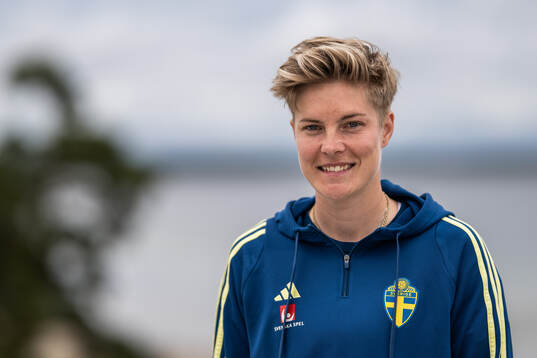 Lina Hurtig of the Swedish women’s national football team
