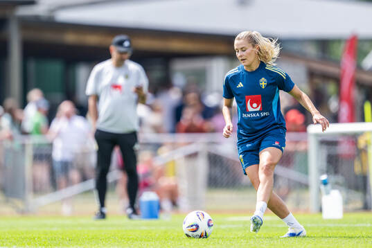 Amanda Nildén of the Swedish women’s national football