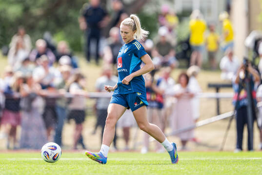 Rebecka Blomqvist of the Swedish women’s national