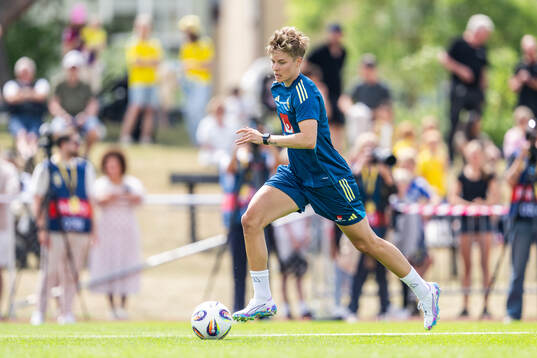 Lina Hurtig of the Swedish women’s national football team