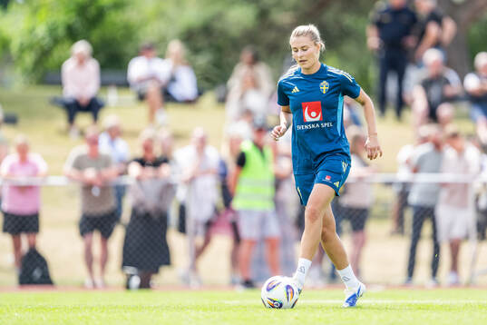 Amanda Nildén of the Swedish women’s national football