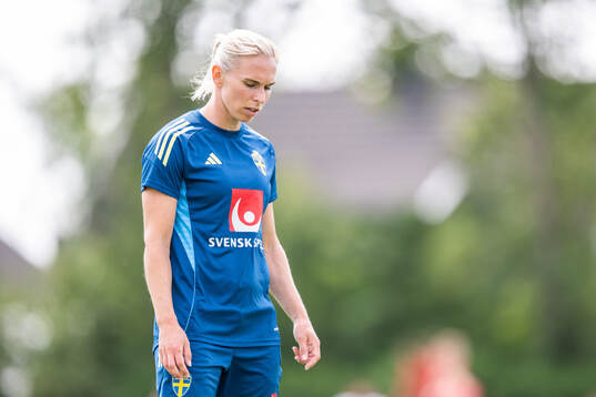 Jonna Andersson of the Swedish women’s national football