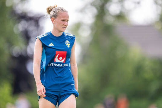 Matilda Vinberg of the Swedish women’s national football