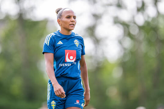 Madelen Janogy of the Swedish women’s national football