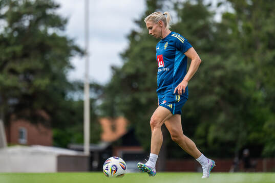 Jonna Andersson of the Swedish women’s national football