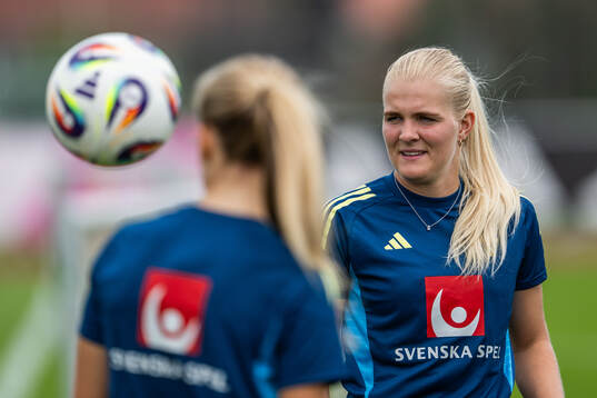 Goalkeeper Emma Holmgren of the Swedish women’s national